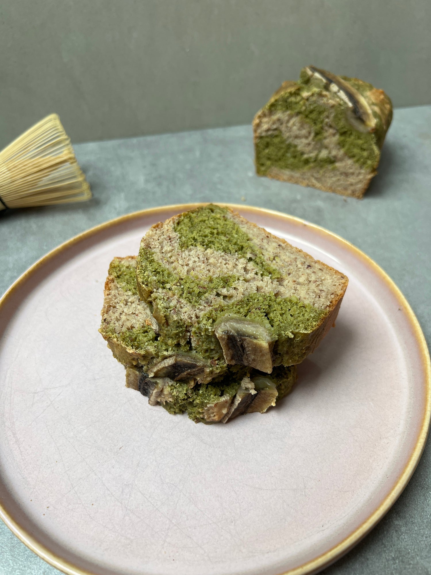 Marble Matcha Banana Bread