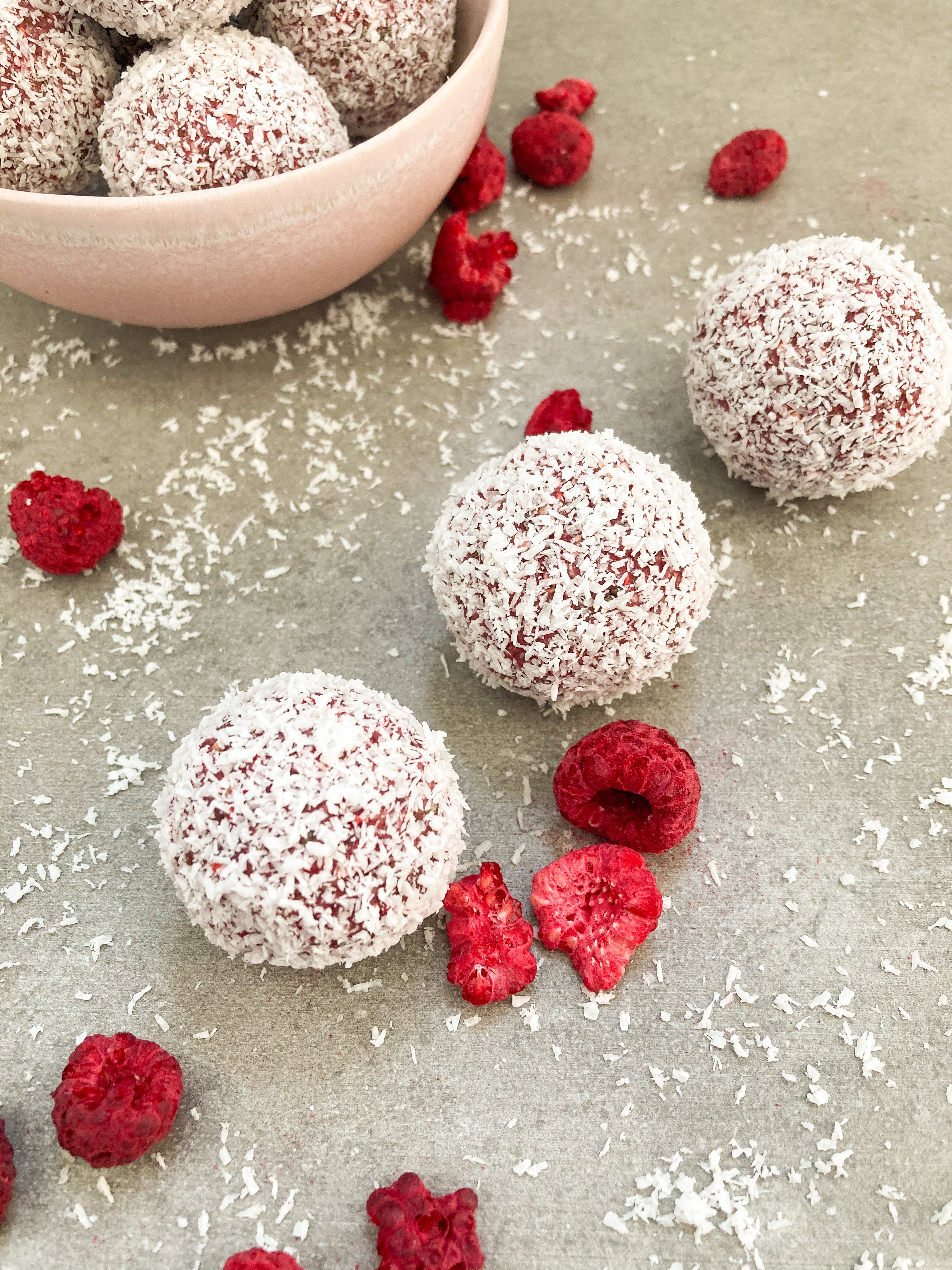 Pink Energy Balls