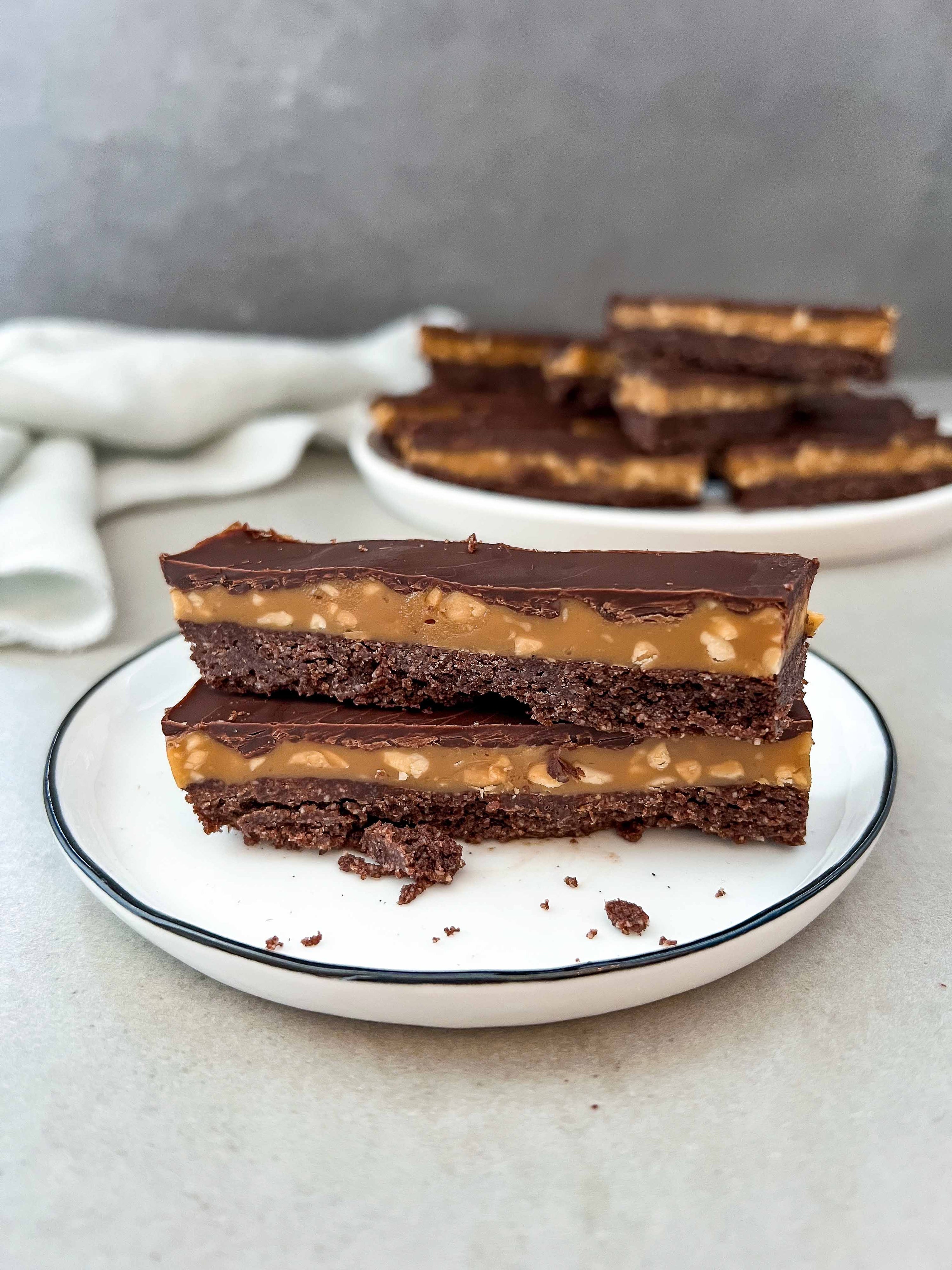 Double Chocolate Peanut Bars