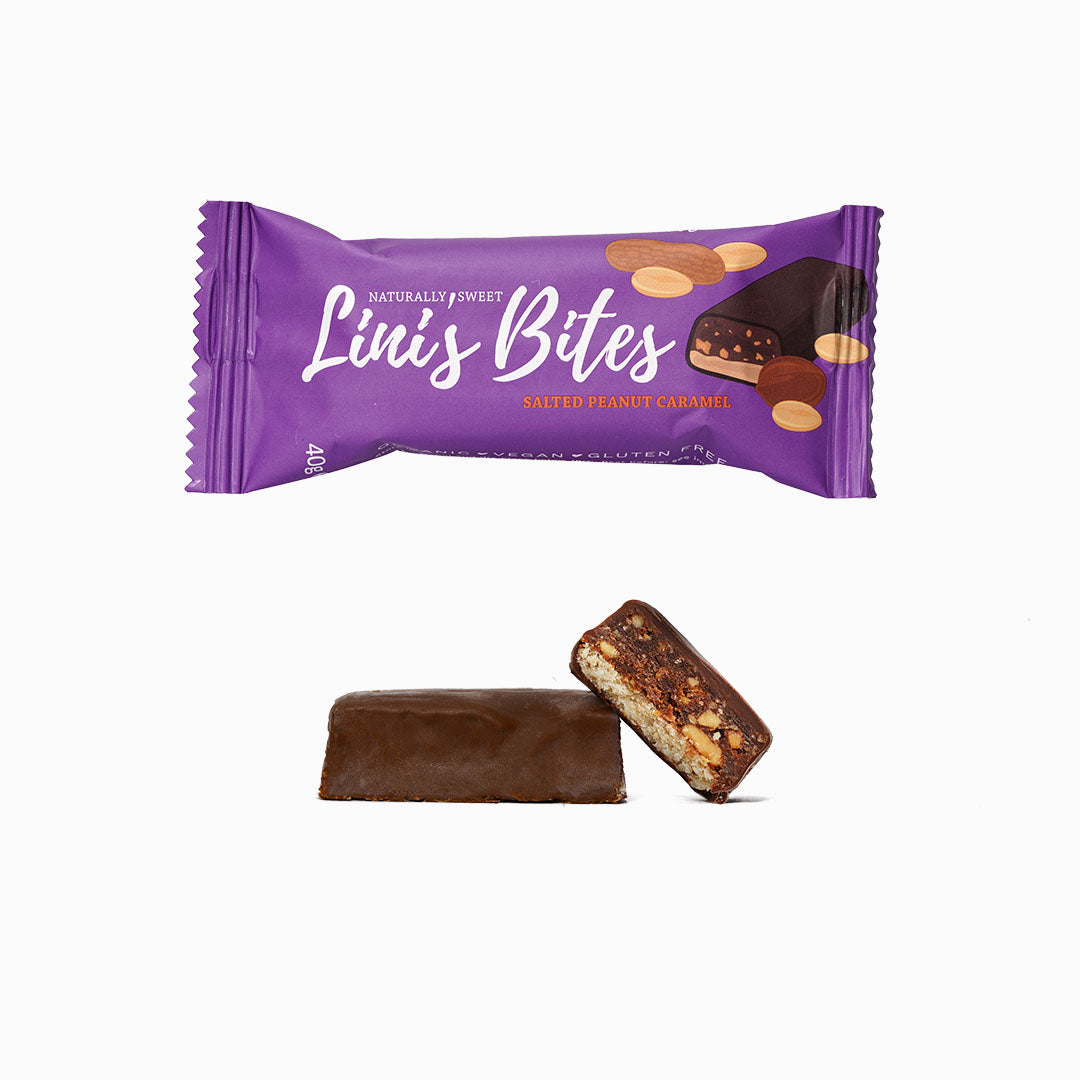 Barra de caramelo de maní salado - Orgánico (Caja de 12)