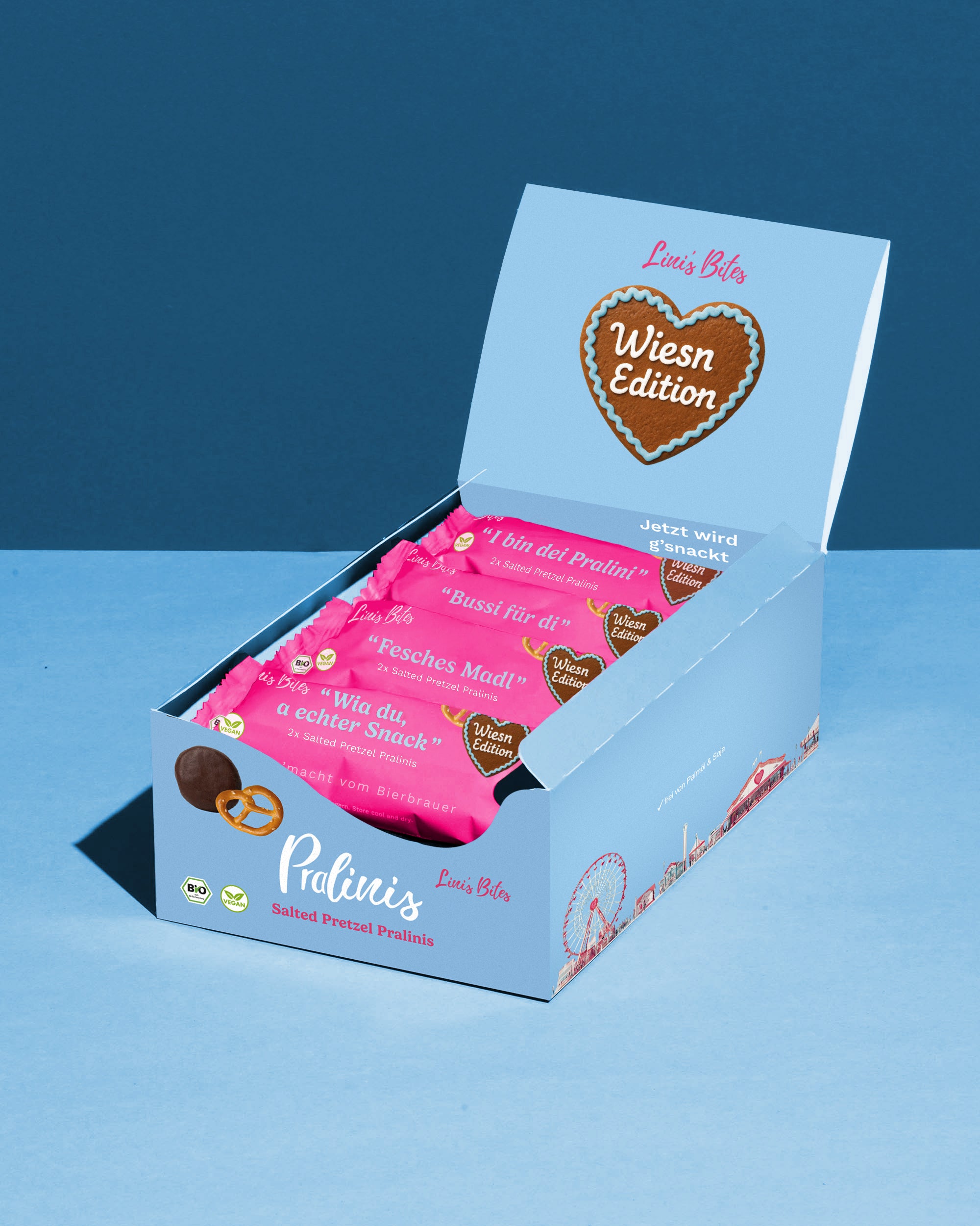 Bio Pralinis Salted Pretzel (12er Box) - VORBESTELLUNG