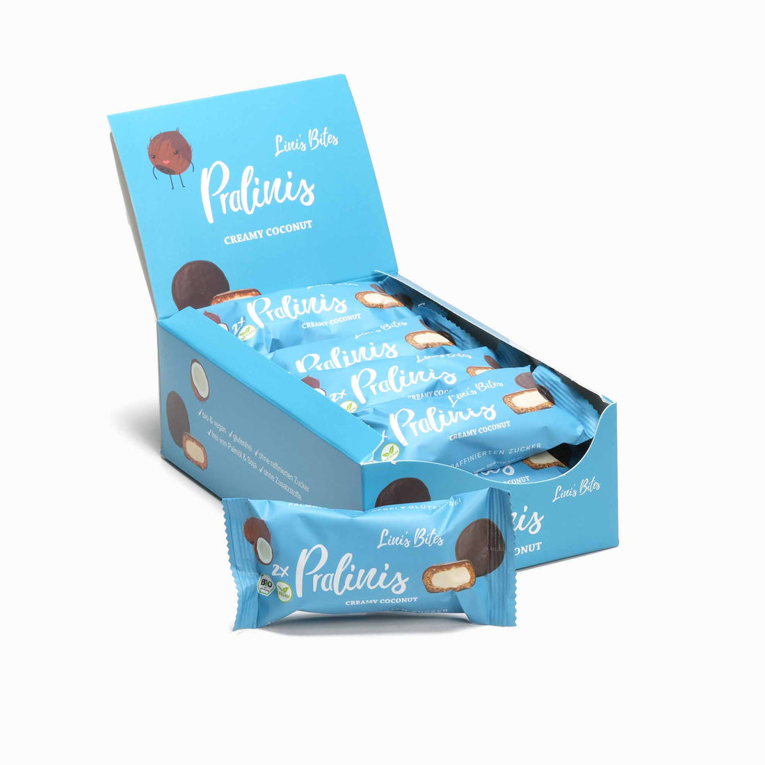 Bio Pralinis Creamy Coconut (12er Box)