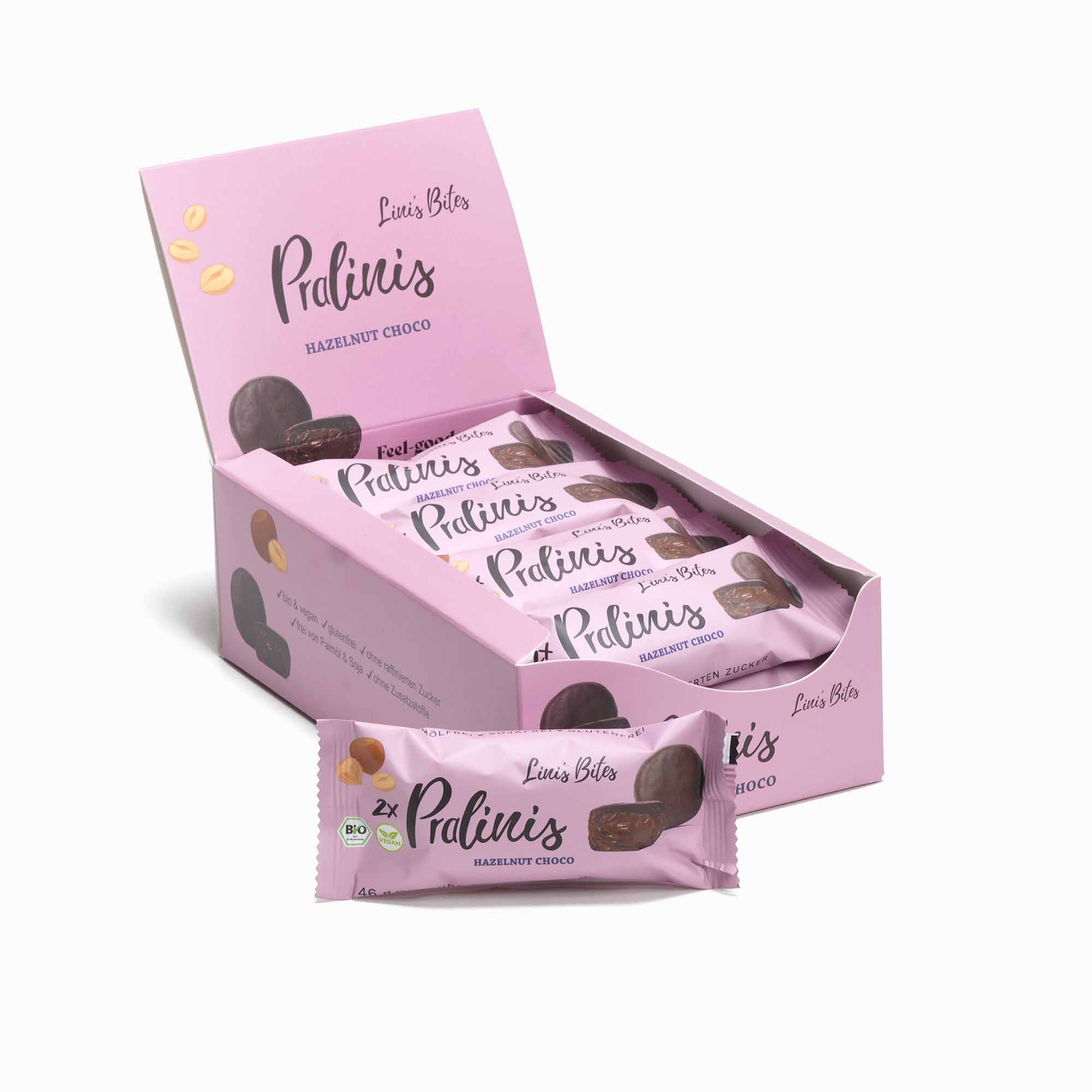 Bio Pralinis Hazelnut Choco (12er Box)