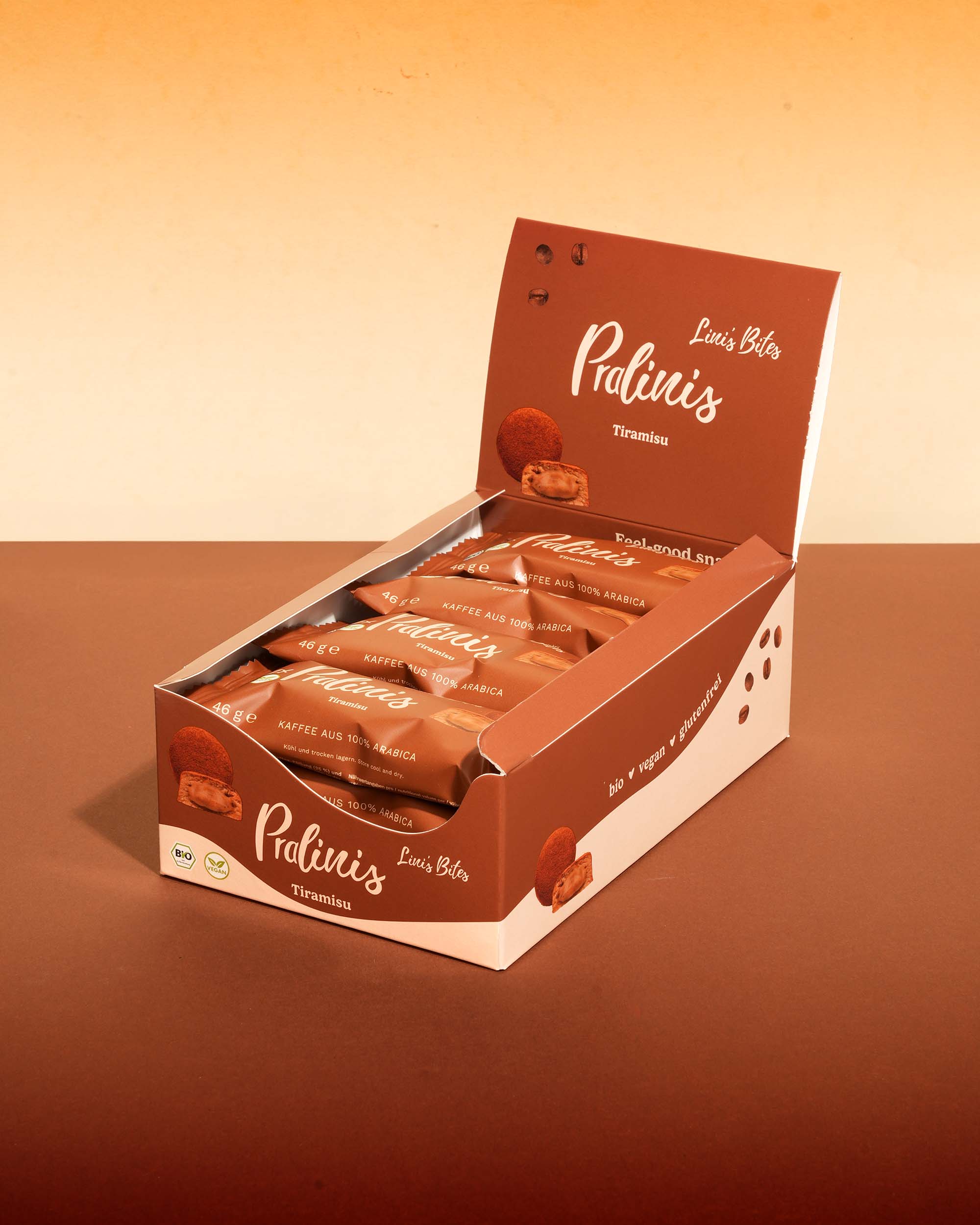 Bio Pralinis Tiramisu (12er Box)