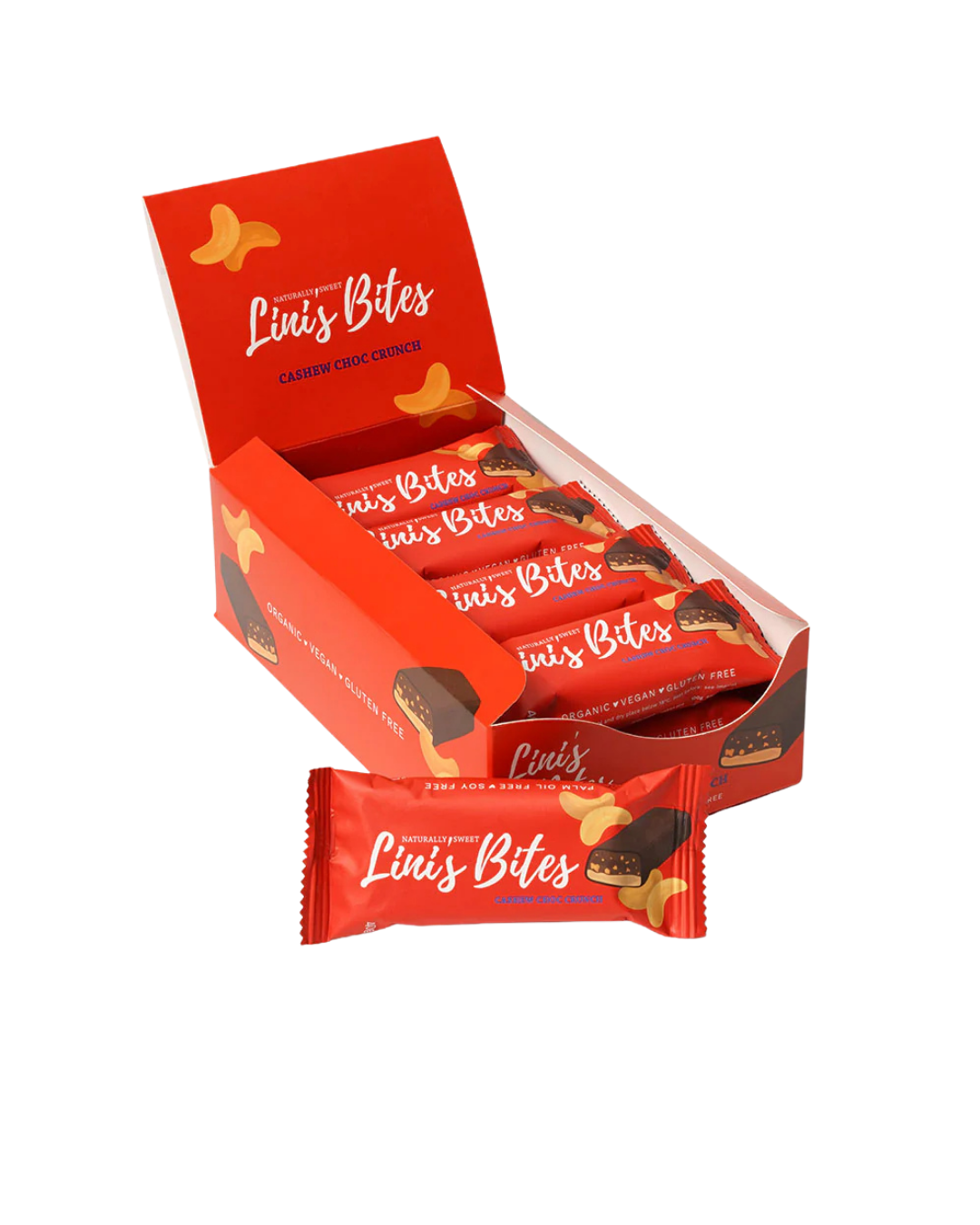Cashew Choc Crunch Bar - Organic (Box of 12)