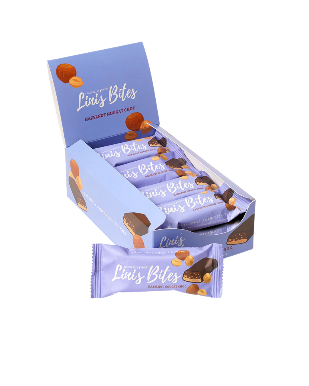 Bio Riegel Hazelnut Nougat Choc (12er Box)