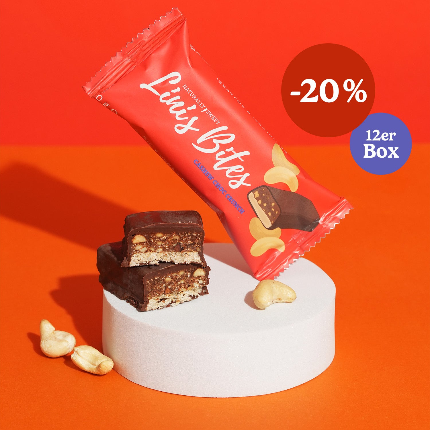 Bio Riegel Cashew Choc Crunch (12er Box)