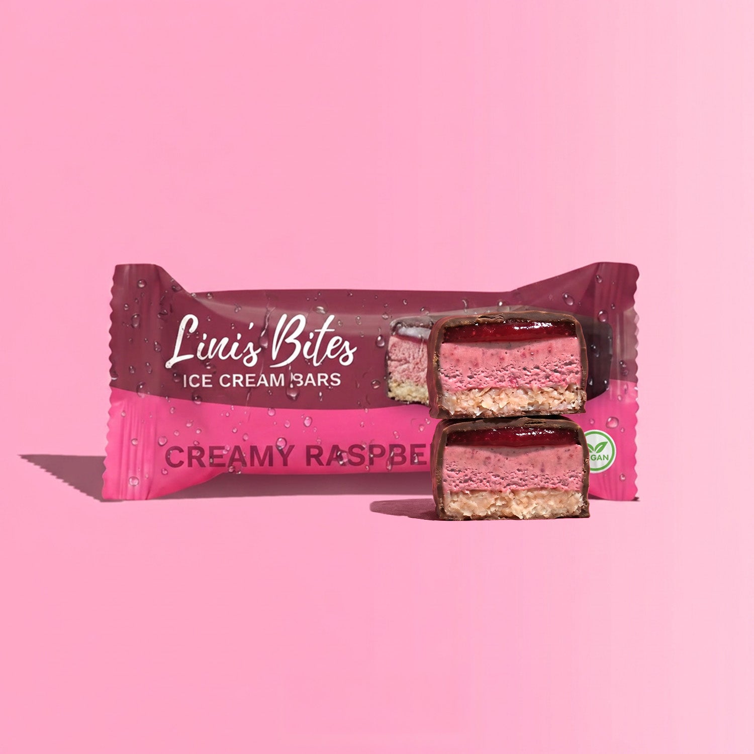 Bio Ice Cream Bars Creamy Raspberry (4er Box)