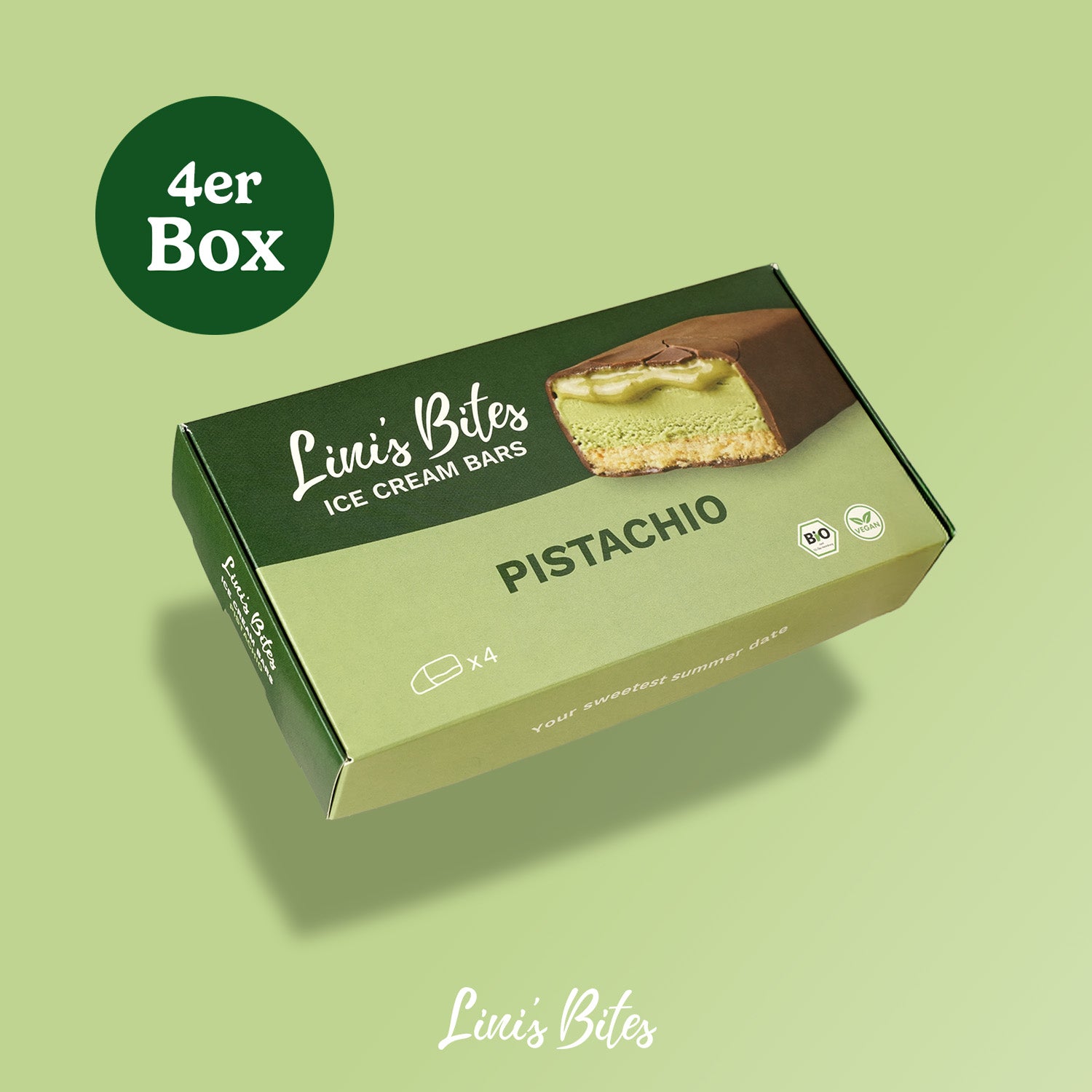 Bio Ice Cream Bars Pistachio (4er Box)