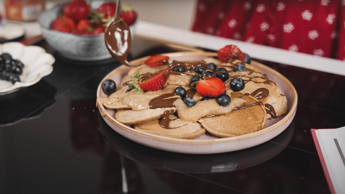Schnelle & glutenfreie Bananen-Pancakes