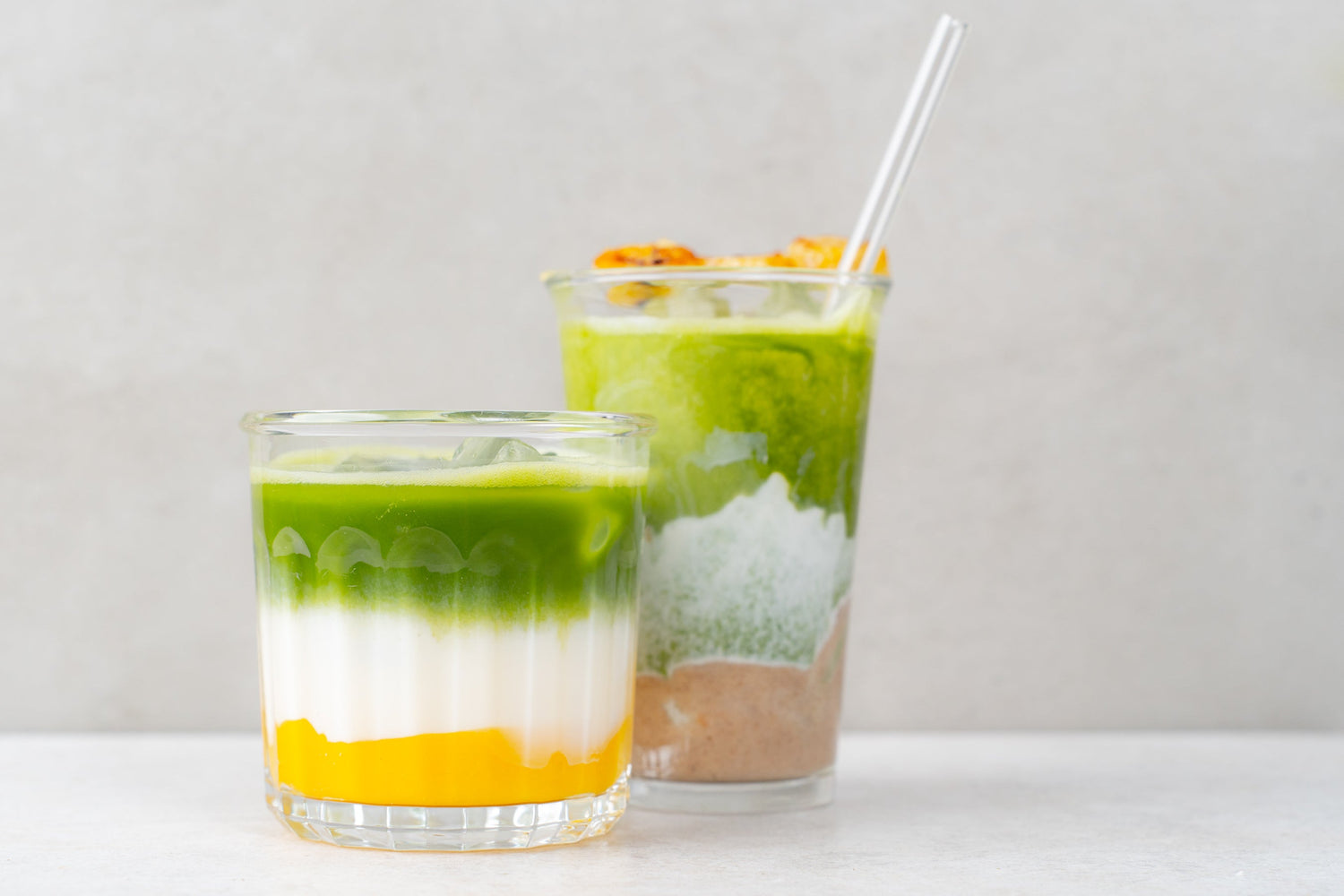 Banana Bread Style Matcha & Mango Matcha