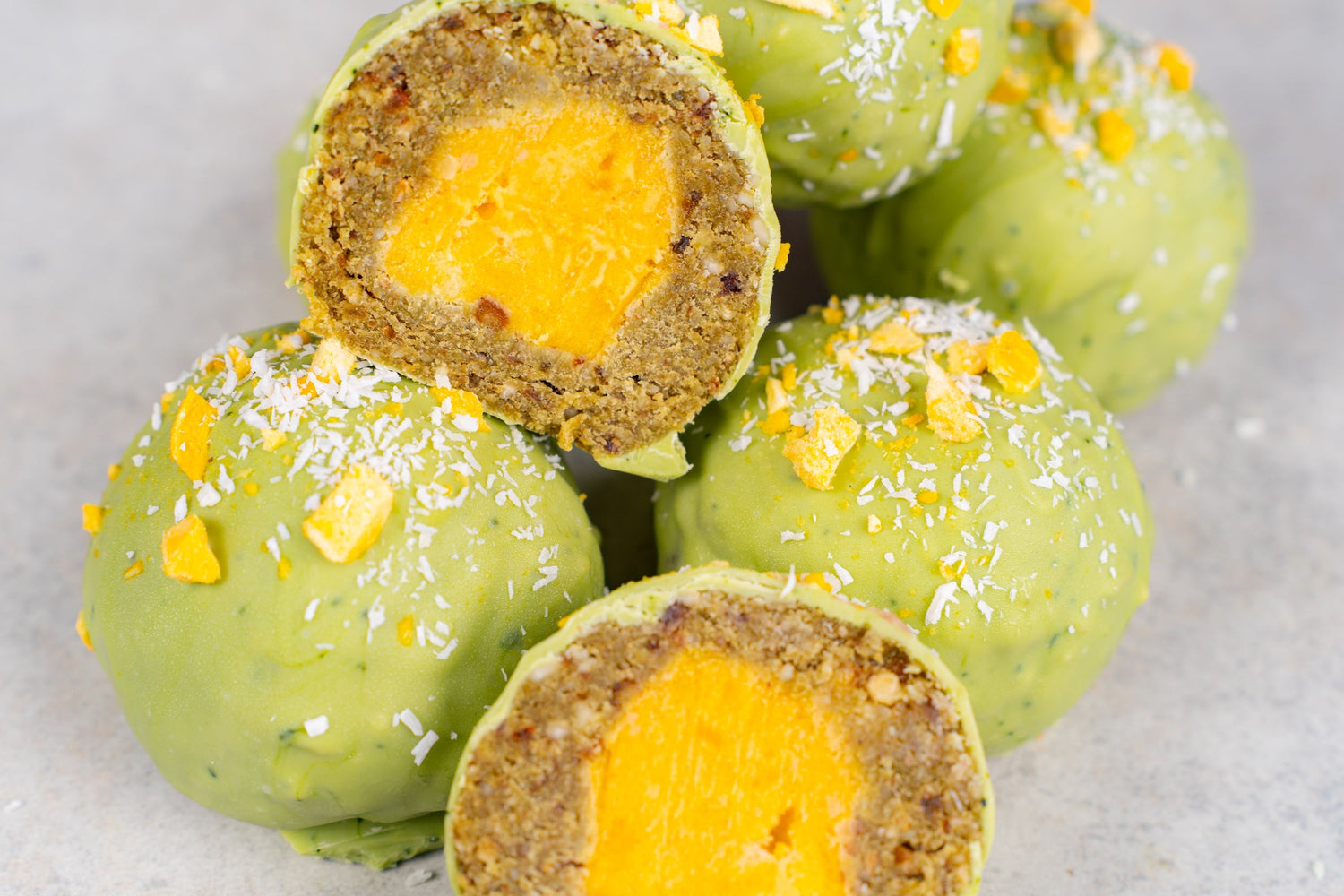 Mango Matcha Balls