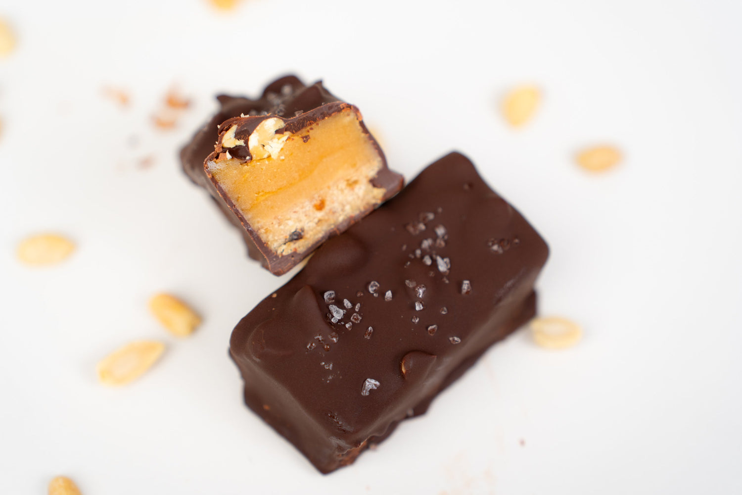 Salted Peanut Ice Cream Bars