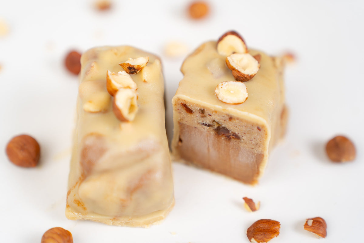 White Hazelnut Ice Cream Bars