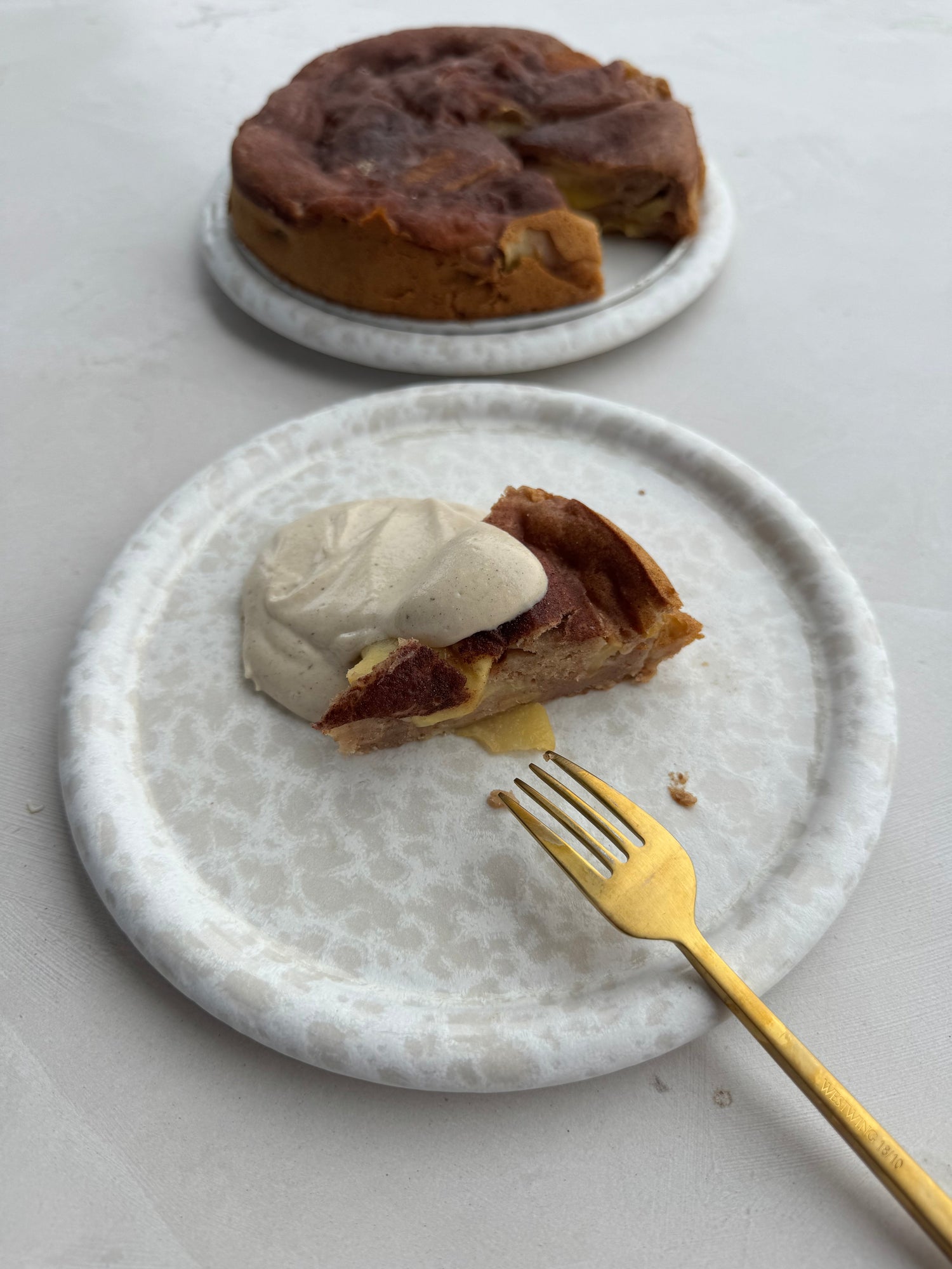 Invisible Apple Cake