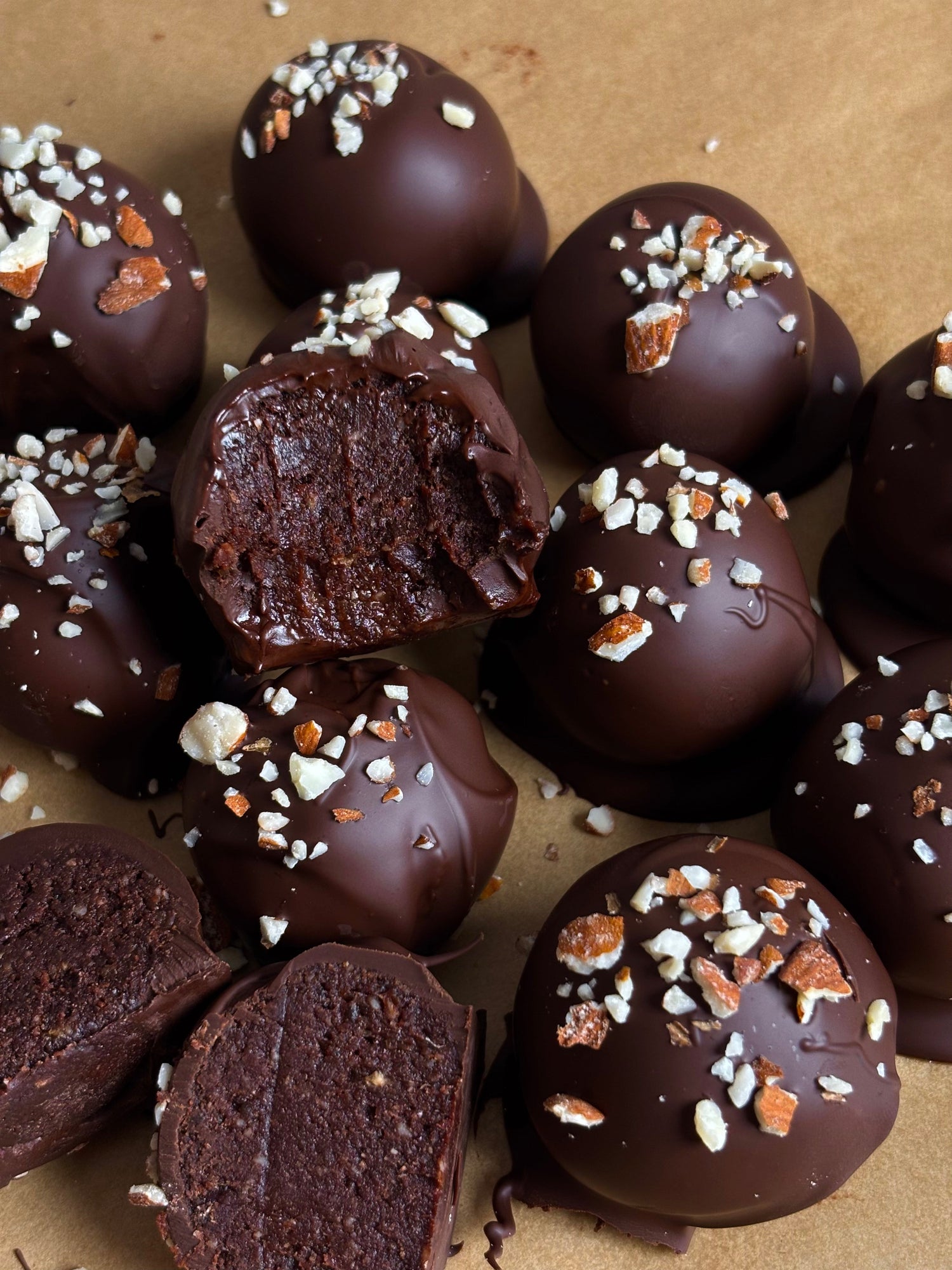 Lebkuchen Brownie Balls