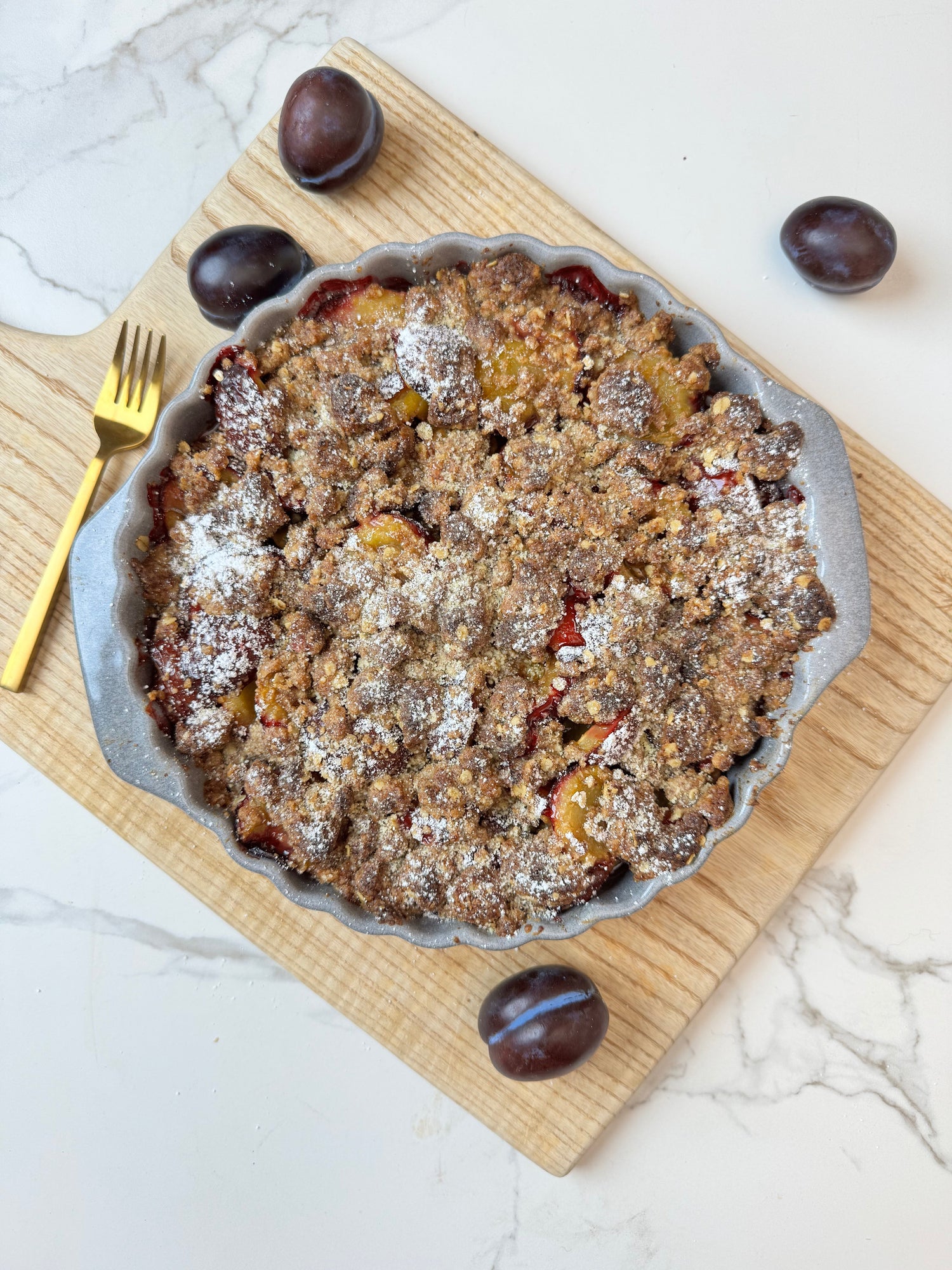 Zwetschgen Crumble