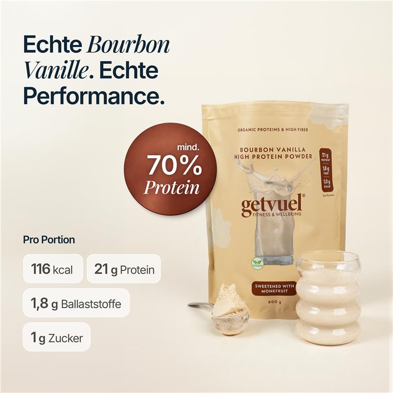 Bio - Bourbon Vanilla High Protein Powder Sachet