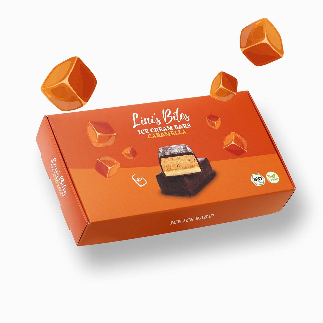 Bio Ice Cream Bars - Caramella (4er Box)