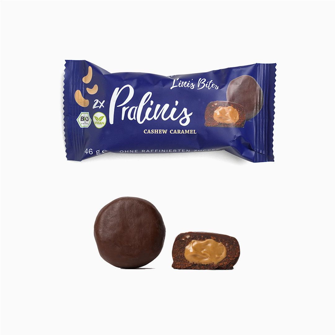 Bio Pralinis Cashew Caramel (12er Box)