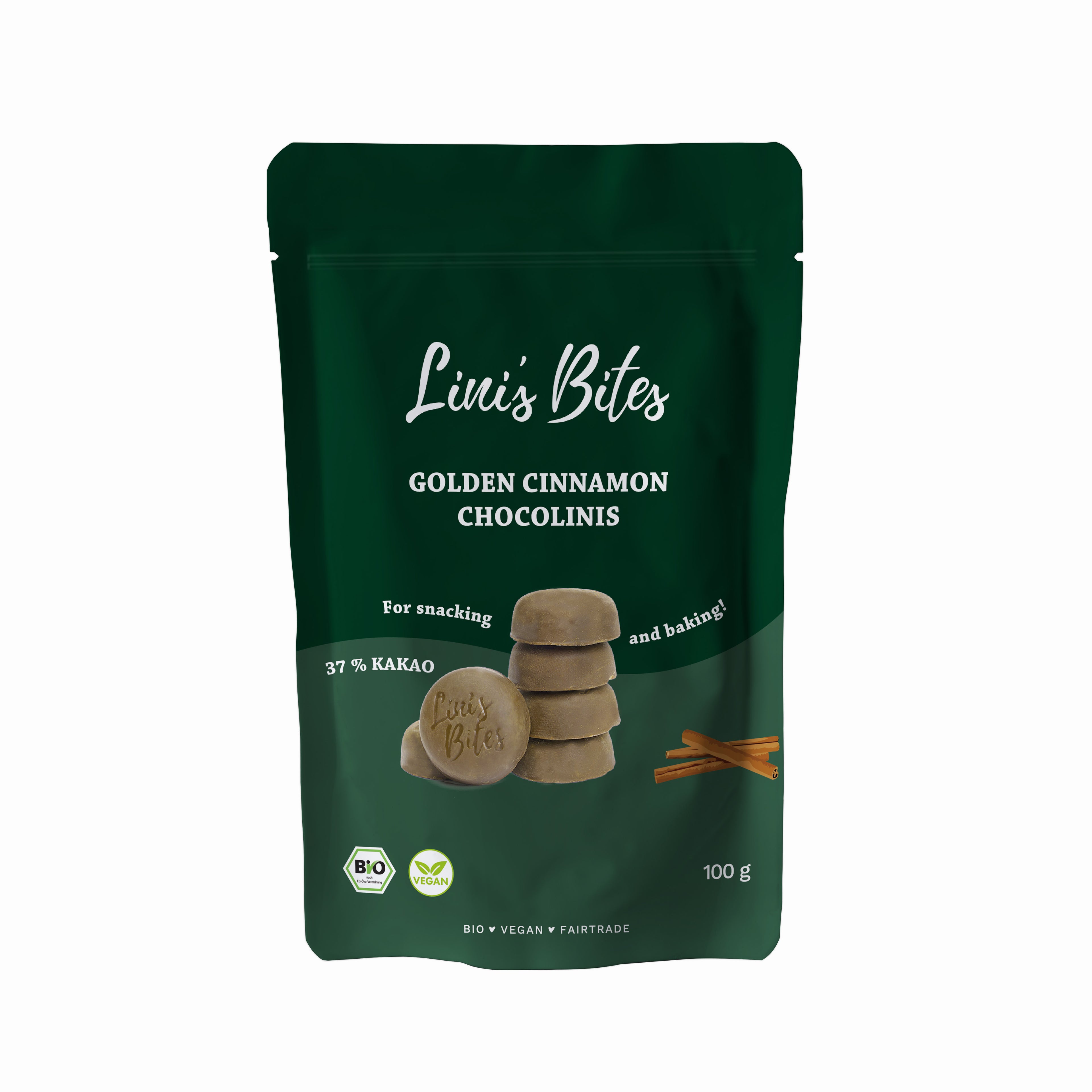 Golden Cinnamon Chocolinis - Bio (100 g)