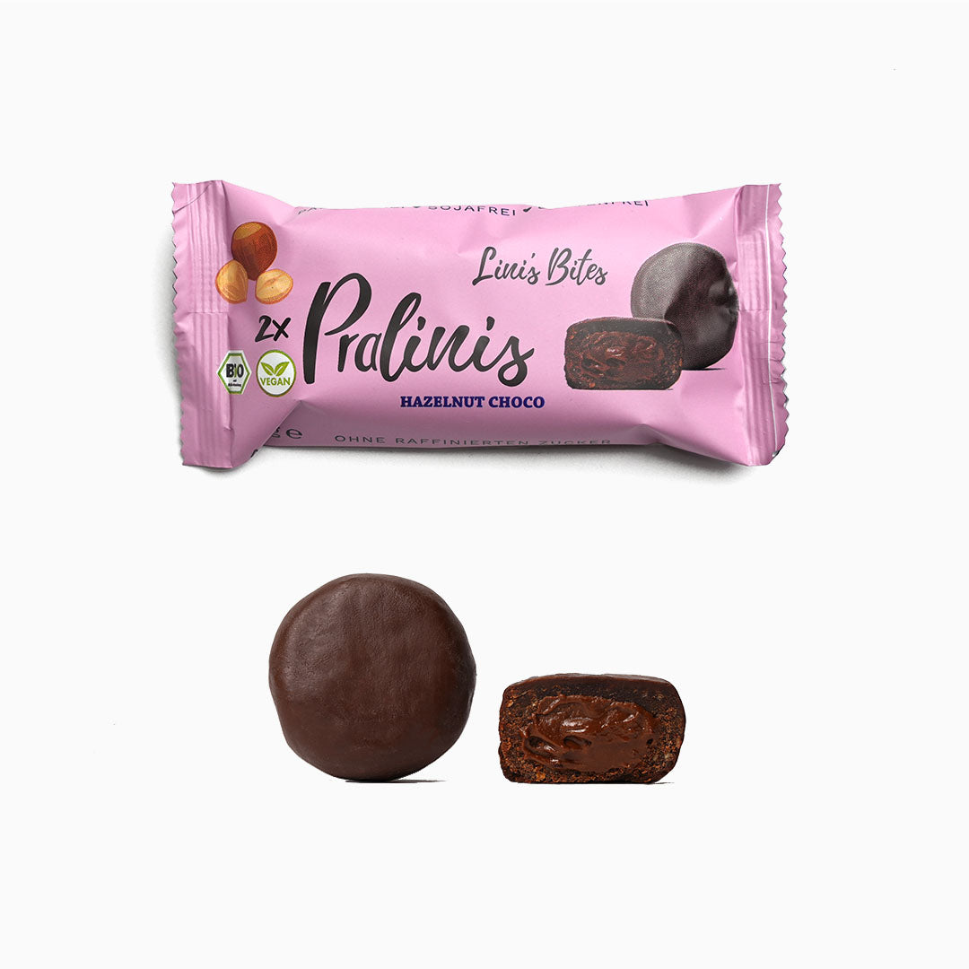 Pralinis Nocciola e Cioccolato - Bio (Scatola da 12)