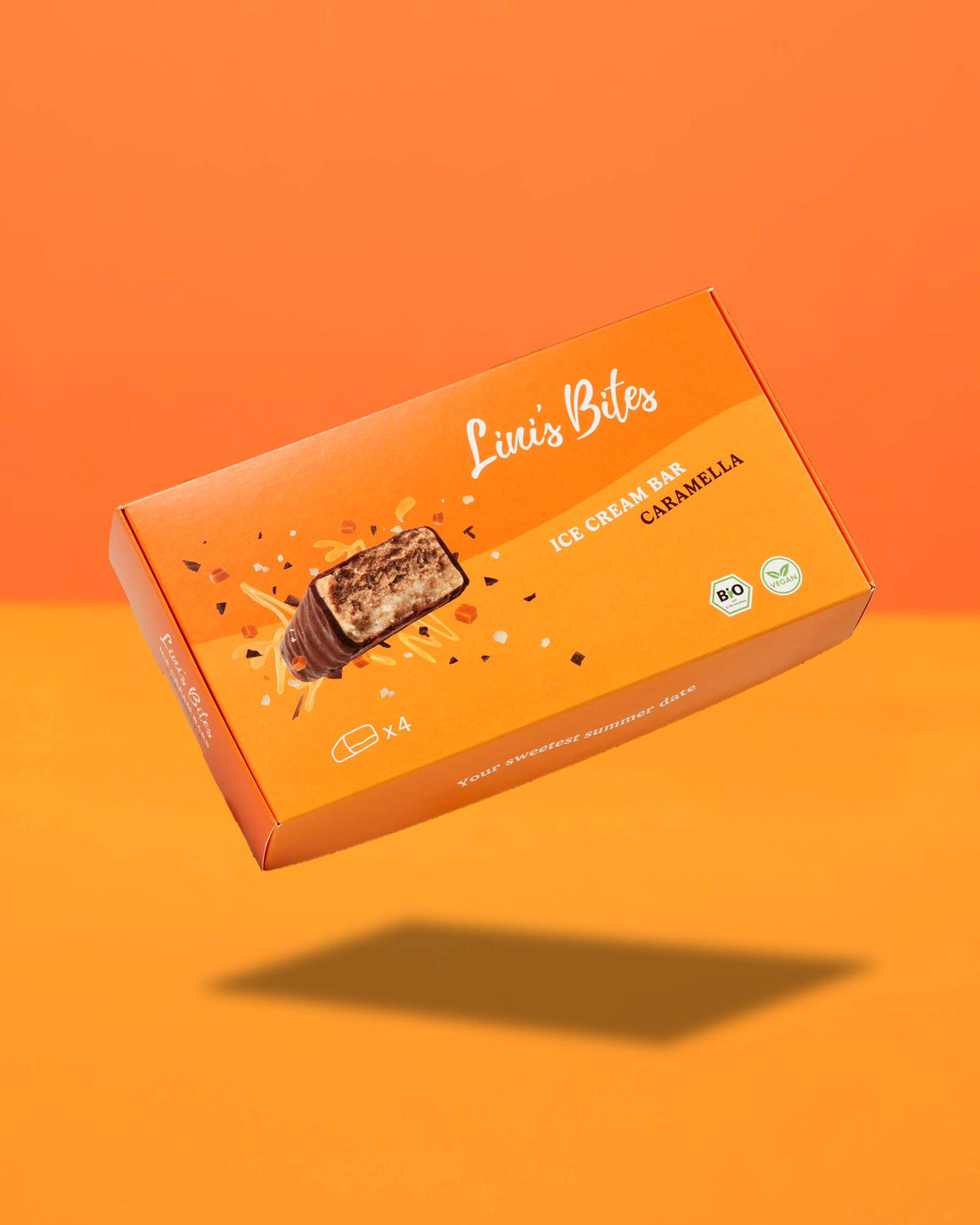 Organic Ice Cream Bars - Caramella (Box of 4)