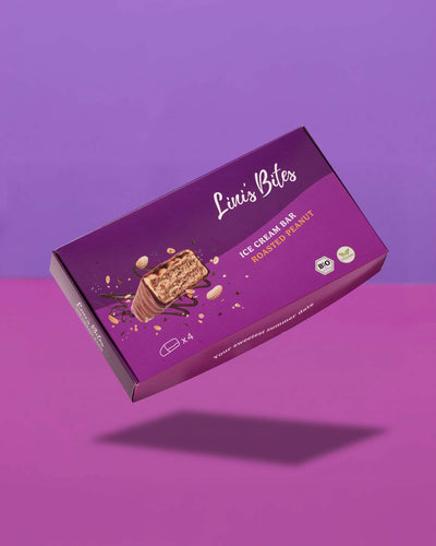 Bio Ice Cream Bars - Roasted Peanut (4er Box)