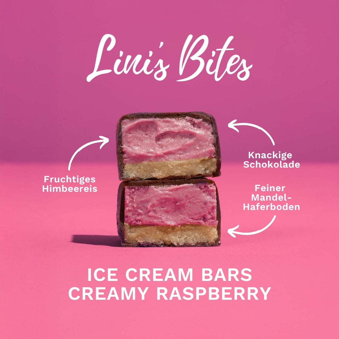 Organic Ice Cream Bars - Creamy Raspberry (Box of 4)