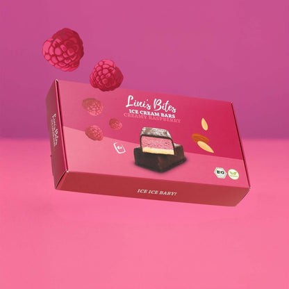 Organic Ice Cream Bars - Creamy Raspberry (Box of 4)