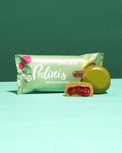Bio Pralinis Matcha Raspberry (12er Box)