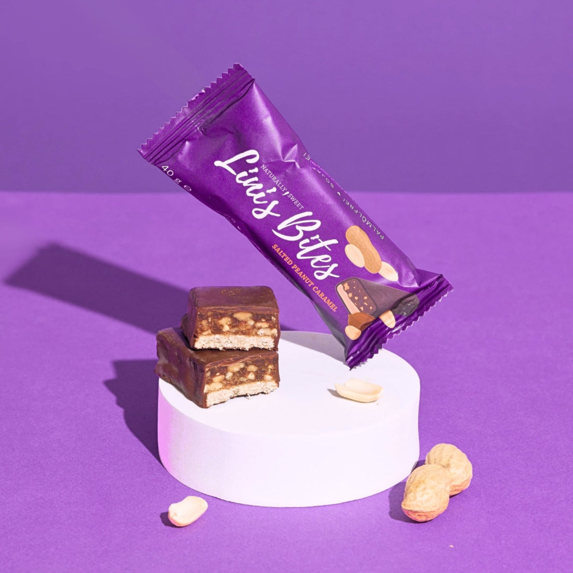 Gezouten Pinda Caramel Bar - Biologisch (Doos van 12)