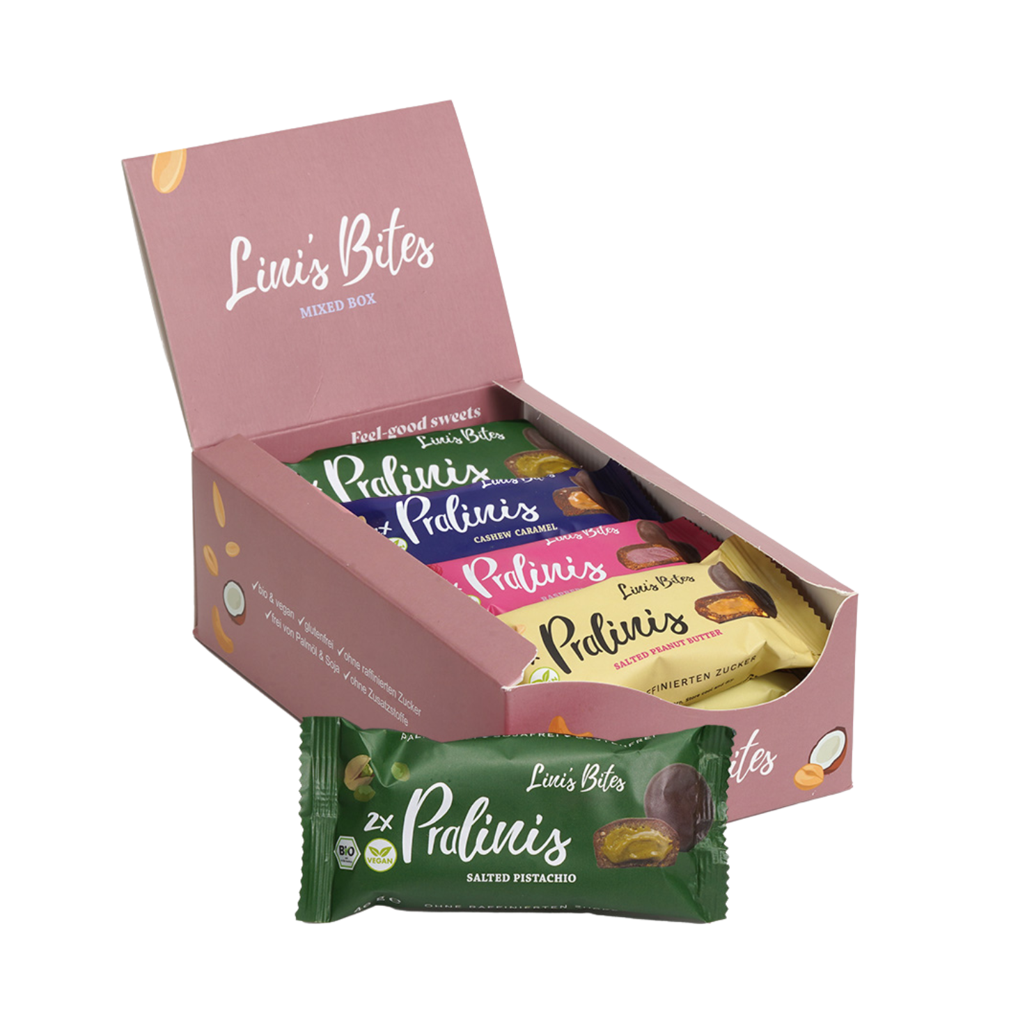 Pralinis - organic mixed pack of 12