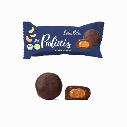 Bio Pralinis Cashew Caramel (12er Box)