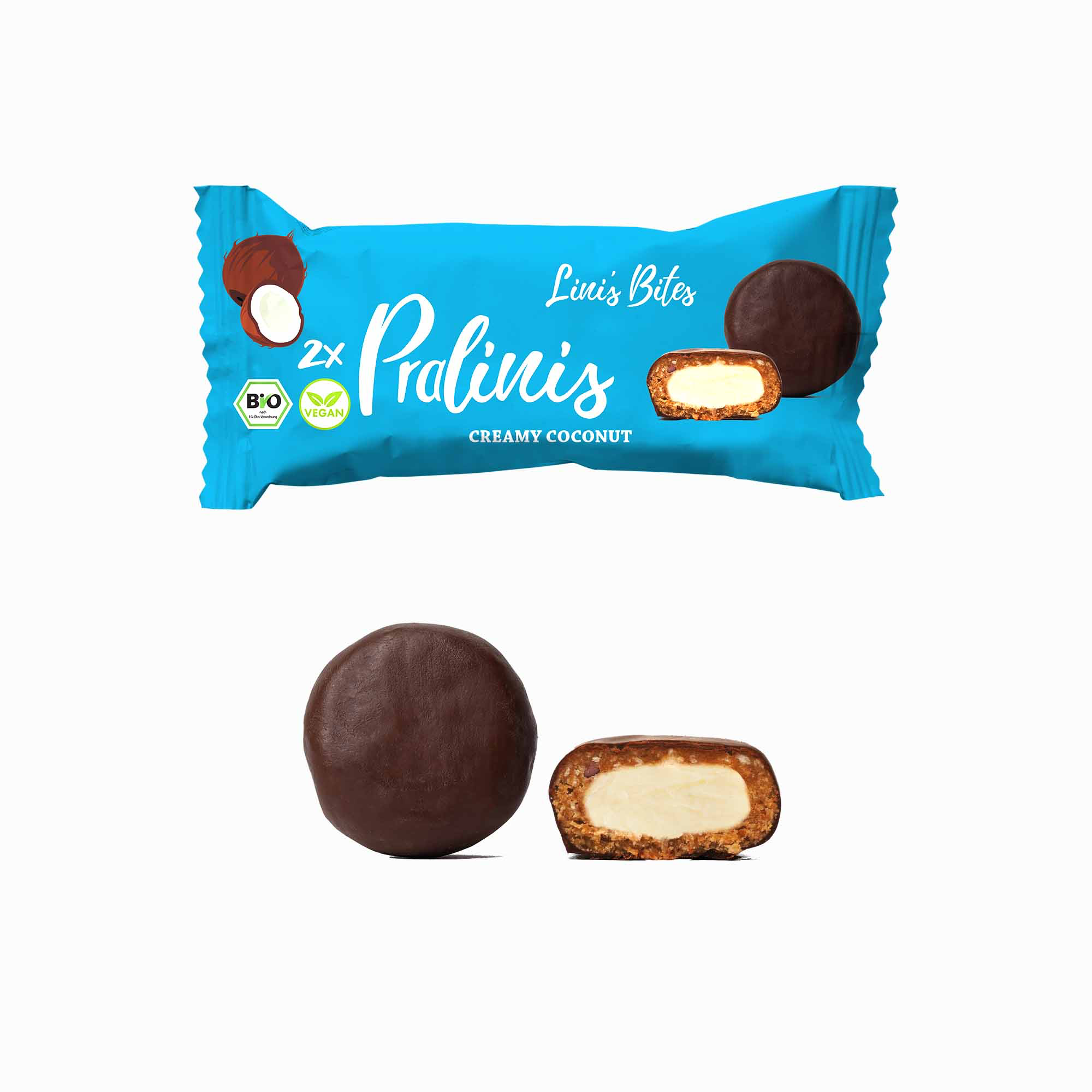 Bio Pralinis Creamy Coconut (12er Box)