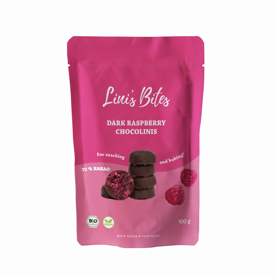 Bio Chocolinis Dark Raspberry