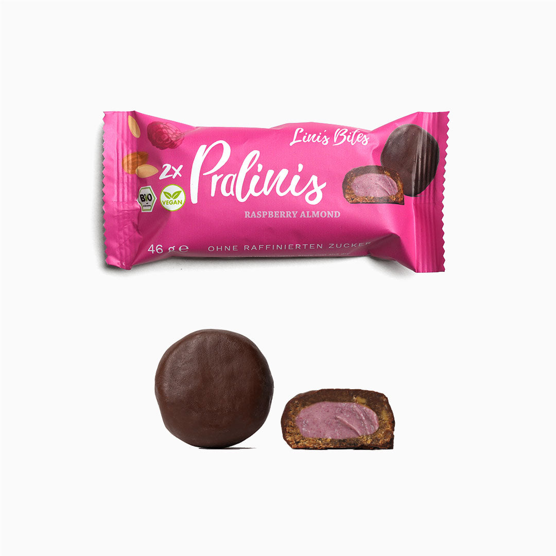 Bio Pralinis Raspberry Almond (12er Box)