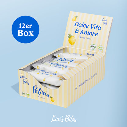 Bio Pralinis Al Limone – Limited Wedding Edition (12er Box)