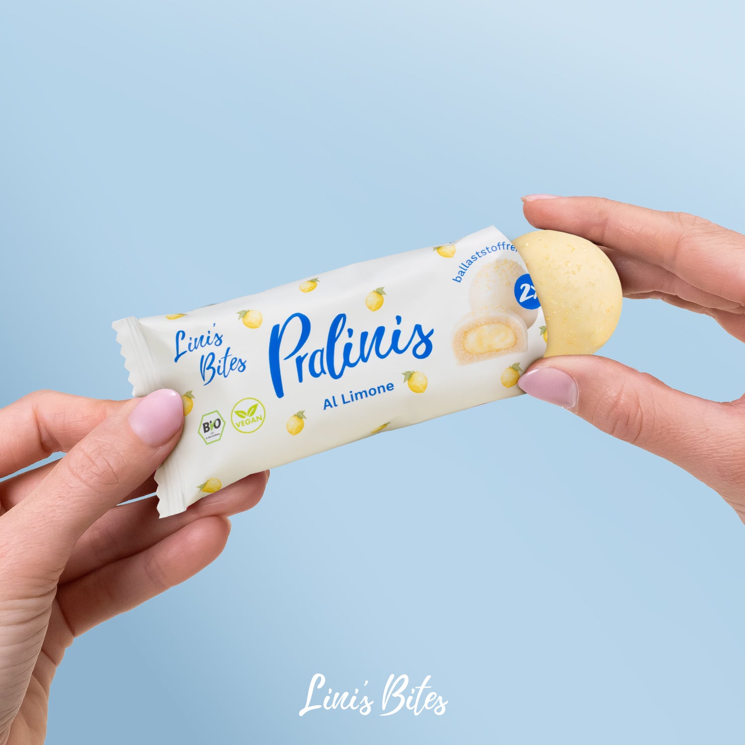 Bio Pralinis Al Limone – Limited Wedding Edition (12er Box)