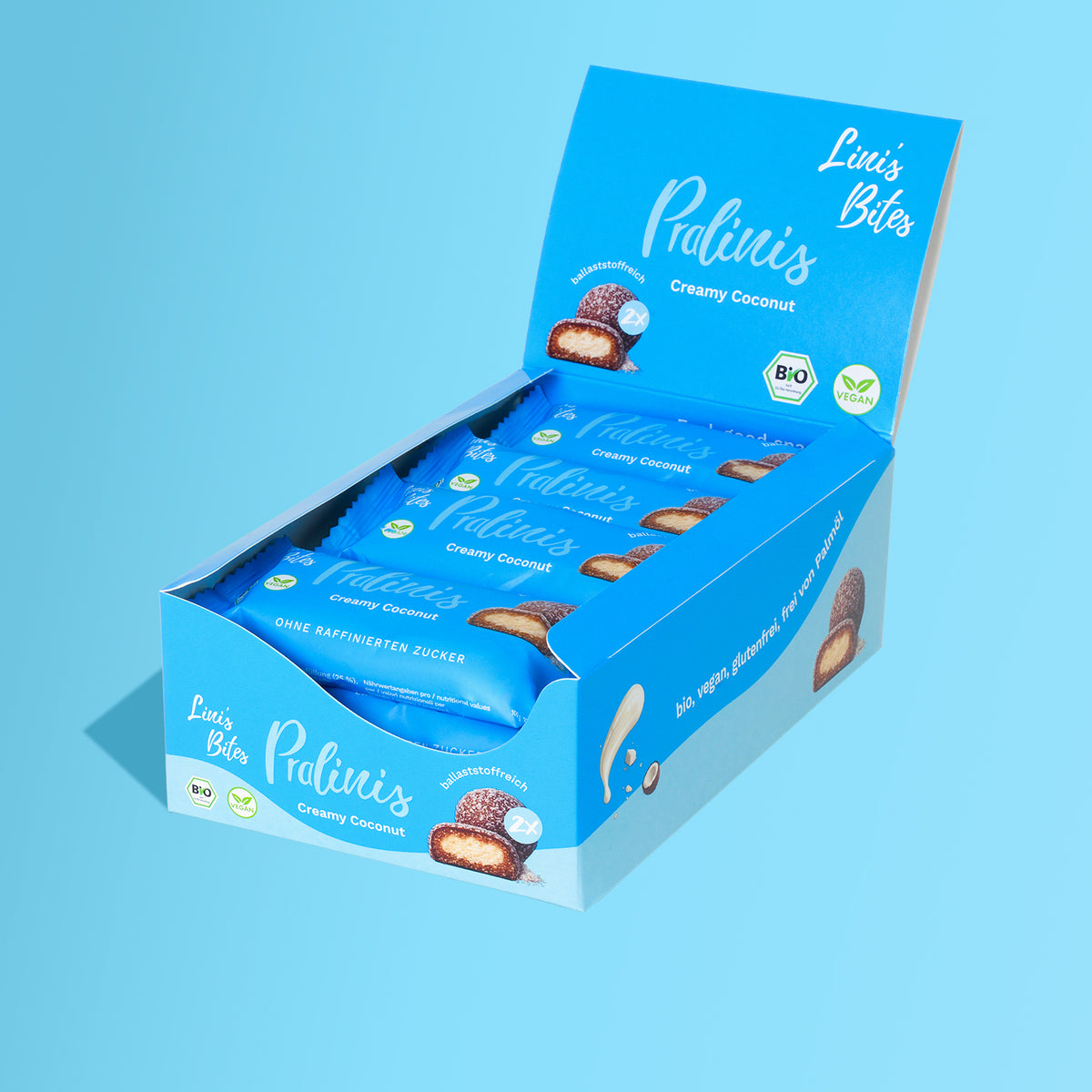 Bio Pralinis Creamy Coconut (12er Box)