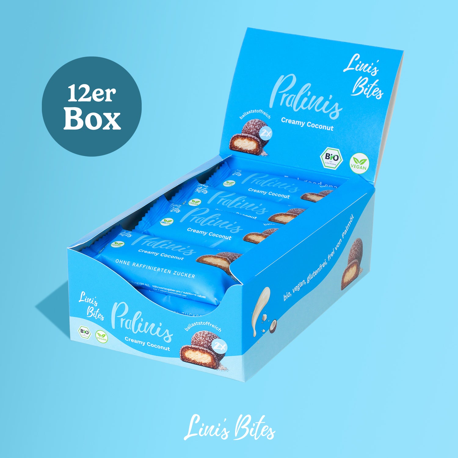Bio Pralinis Creamy Coconut (12er Box)
