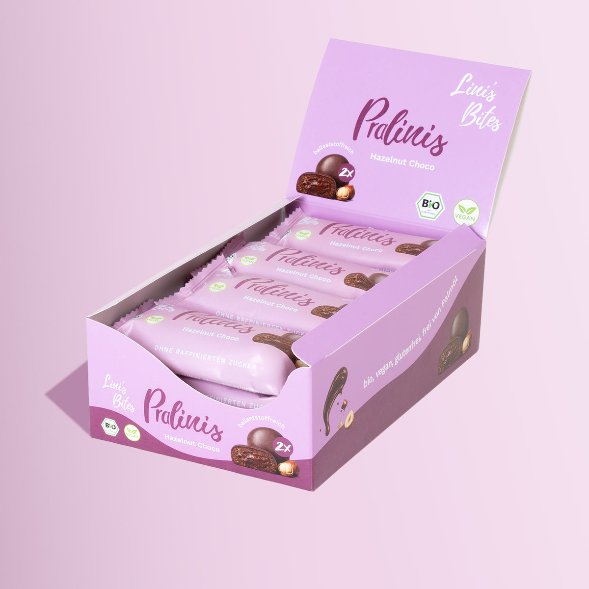 Bio Pralinis Hazelnut Choco (12er Box)