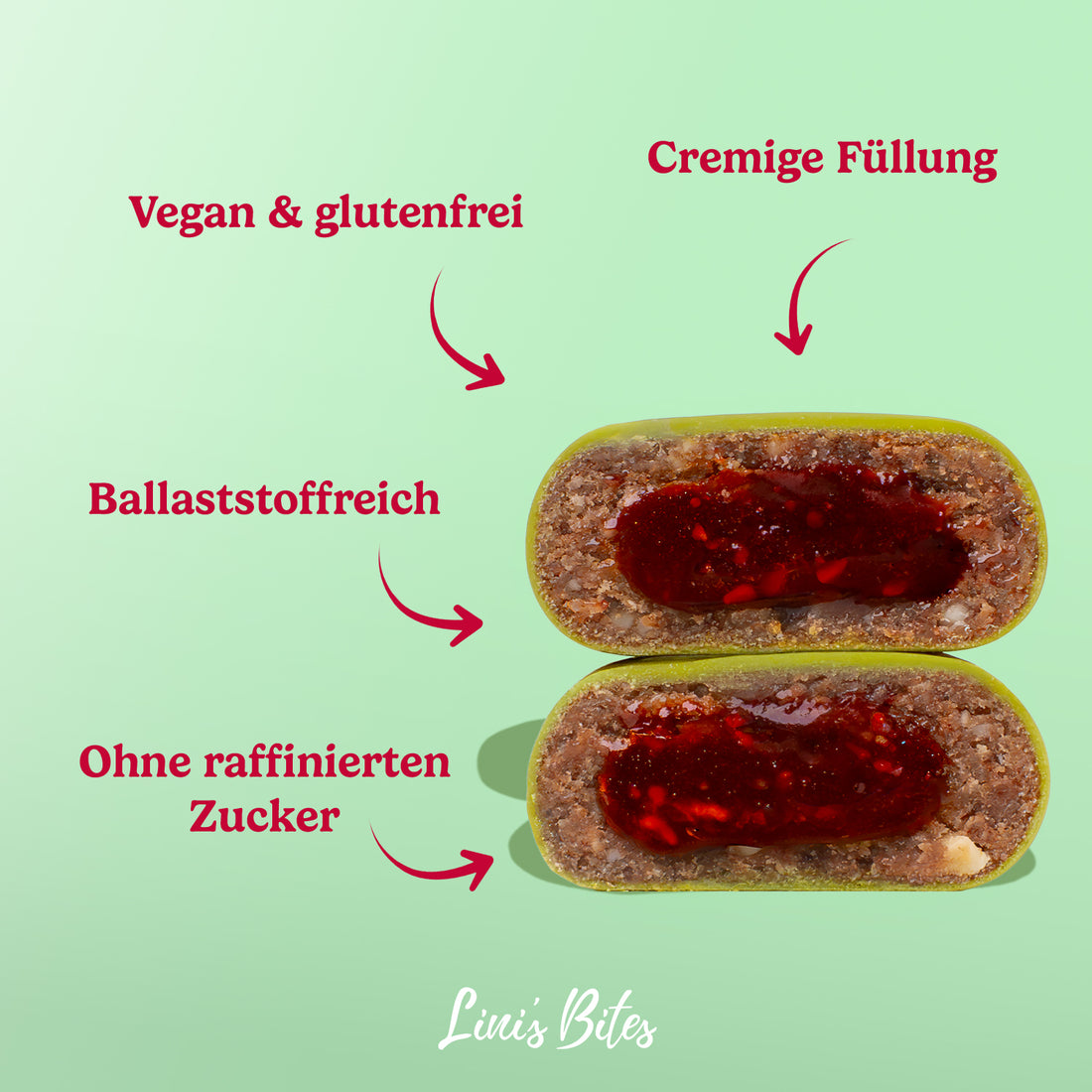 Bio Pralinis Matcha Raspberry 2.0 (12er Box)