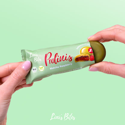 Bio Pralinis Matcha Raspberry 2.0 (12er Box)