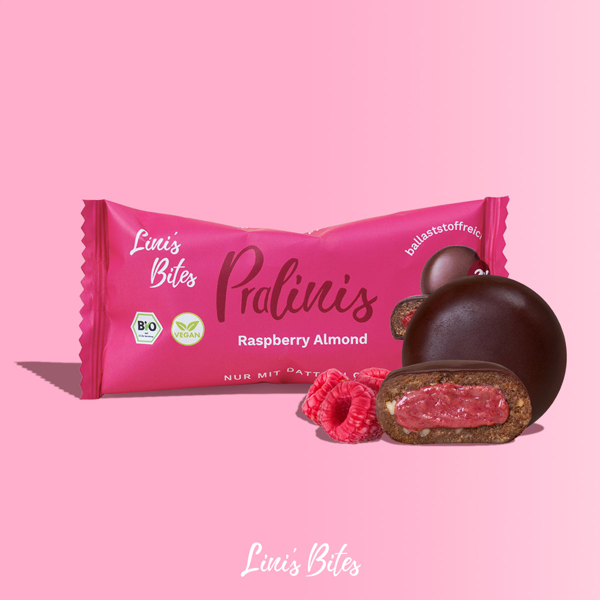Bio Pralinis Raspberry Almond (12er Box)
