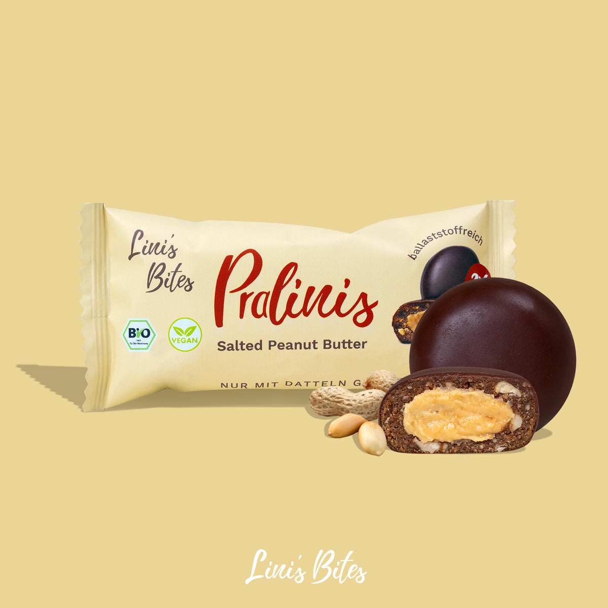 Pralinis Burro di Arachidi - Bio (Scatola da 12)