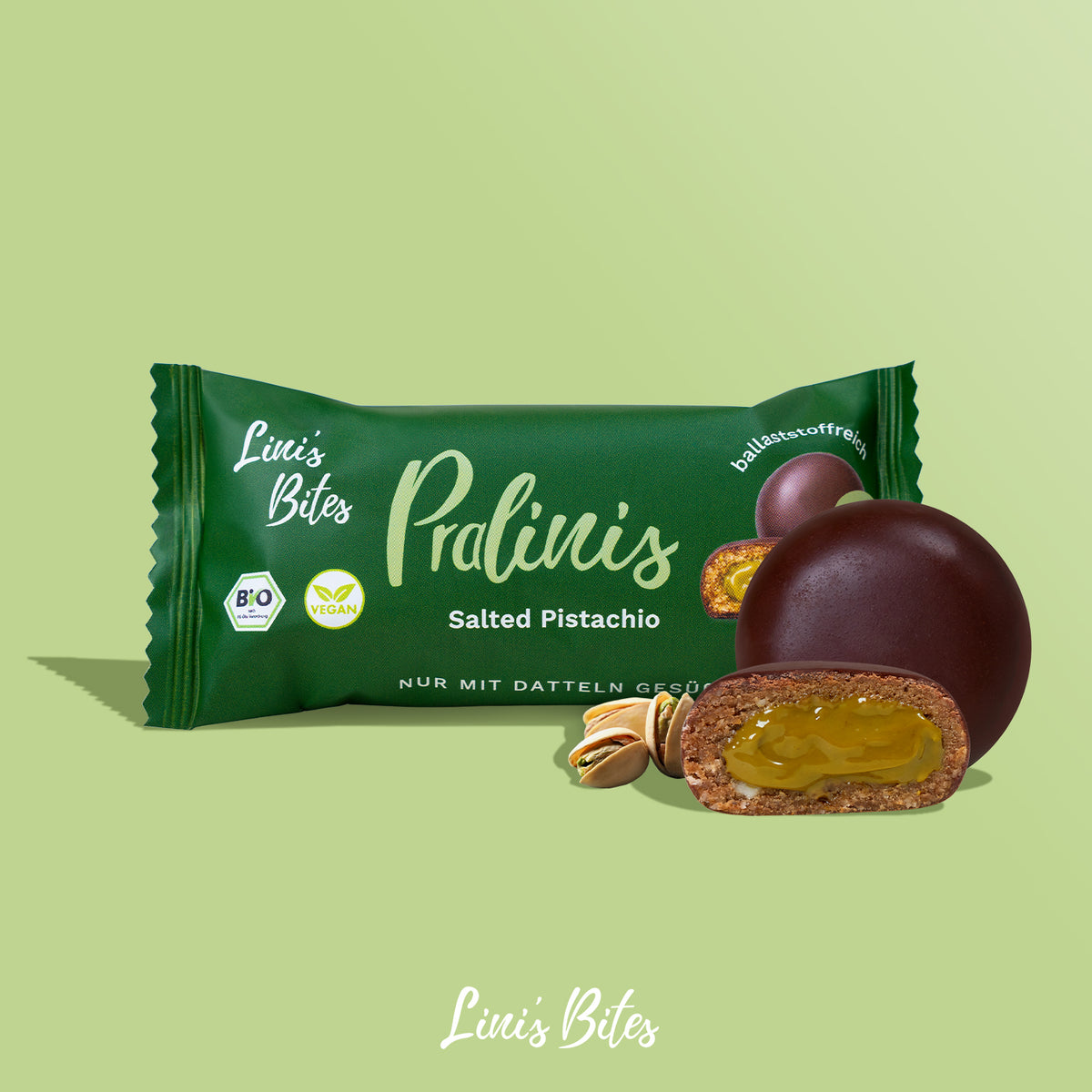 Bio Pralinis Salted Pistachio (12er Box)