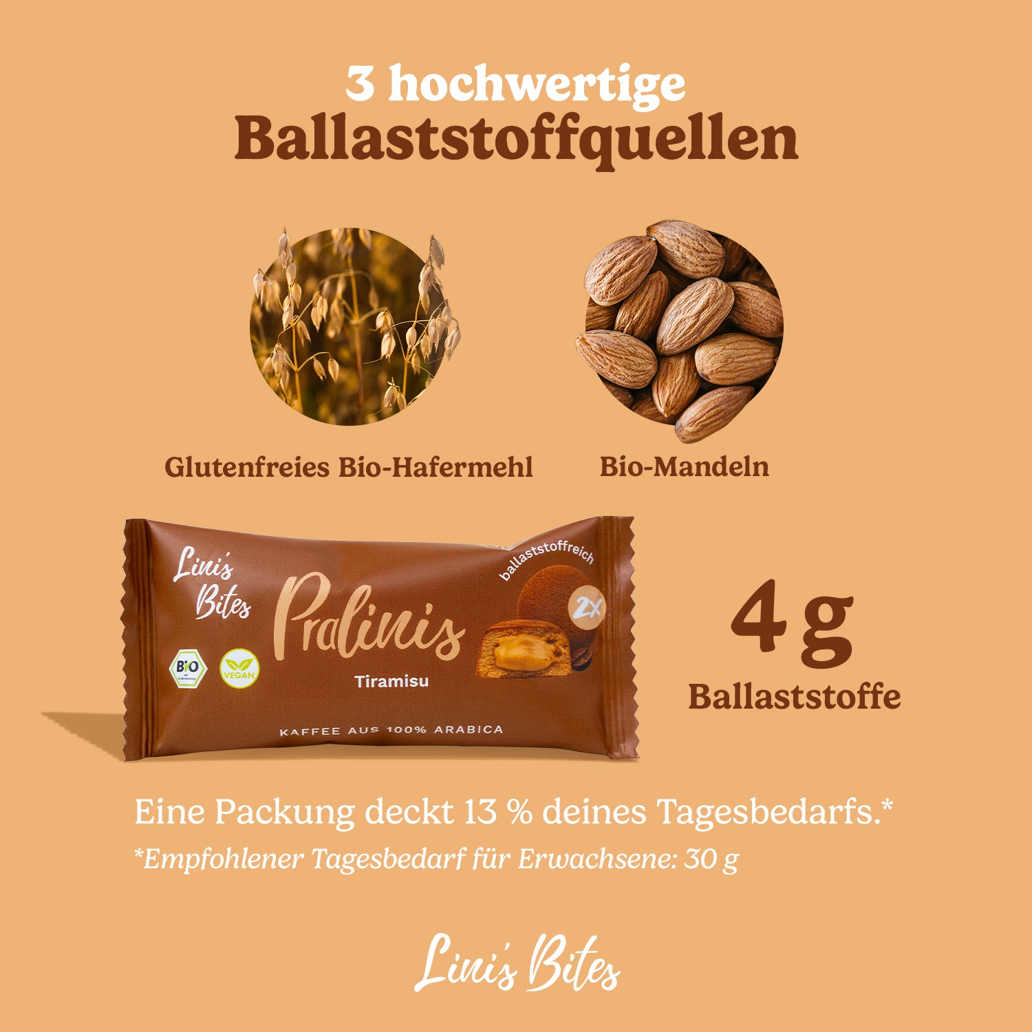 Bio Pralinis Tiramisu (12er Box)