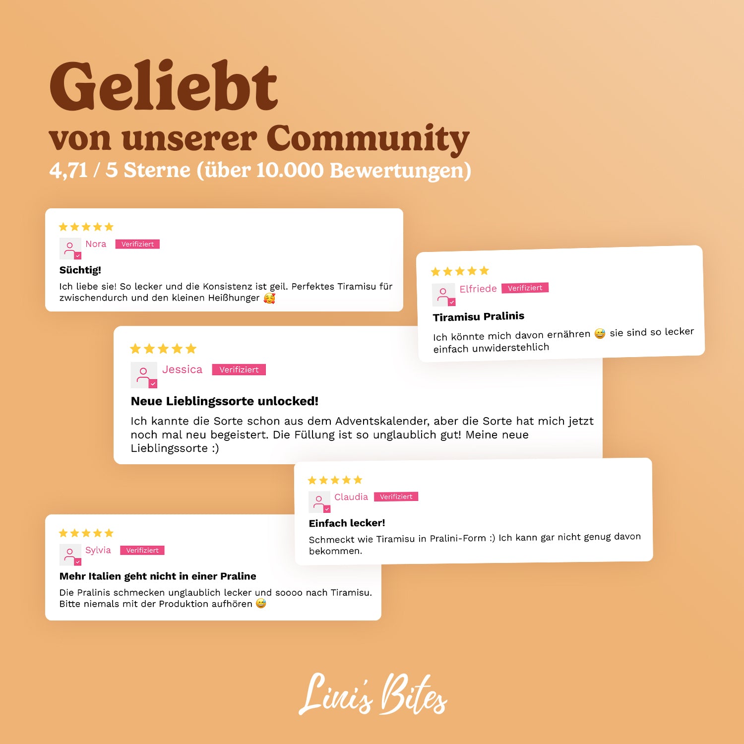 Bio Pralinis Tiramisu 2.0 (12er Box)