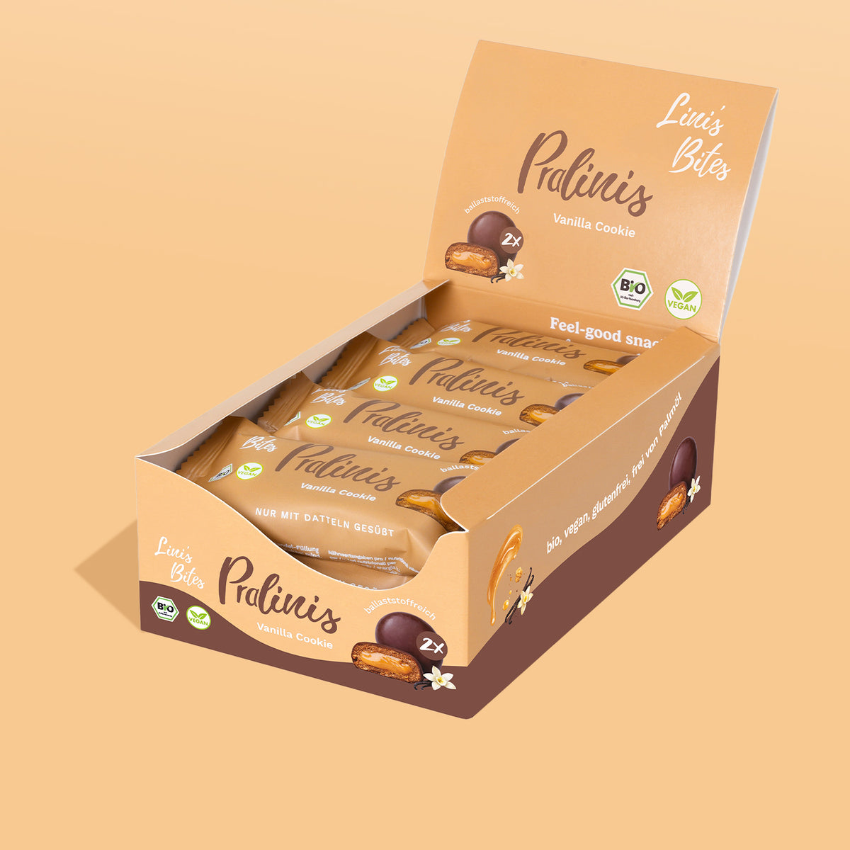 Bio Pralinis Vanilla Cookie (12er Box)